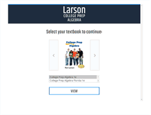 Tablet Screenshot of collegeprepalgebra.com